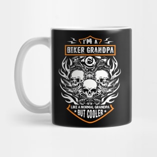 I'M A Biker Grandpa Like A Normal Grandpa But Cooler Grandpa Mug